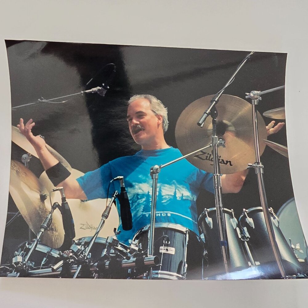 Bill Kreutzman Grateful Dead Photo by Rob Cohn 5/17/89 Frost Palo Alto CA 10 x 8